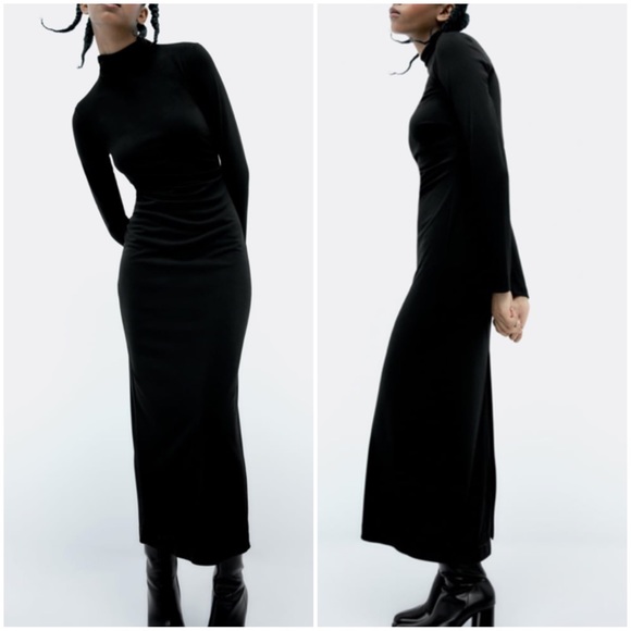 Robe Maxi Victoria's Secret Moda Bleu Marine - Taille S/M, Modal, Côtés Ruchés, Neuve Sans étiquettes